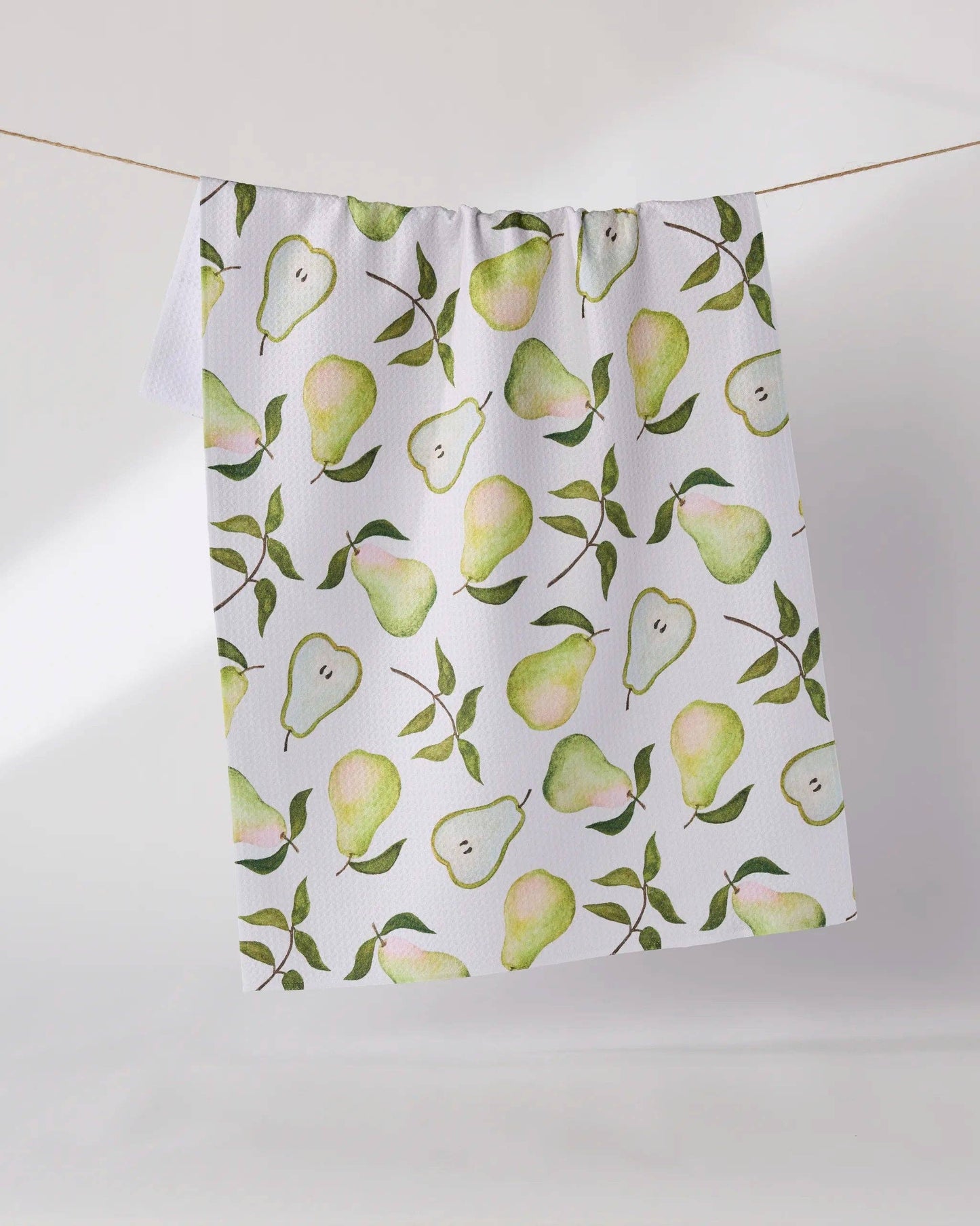 Pearwood Tea Towel: Brown