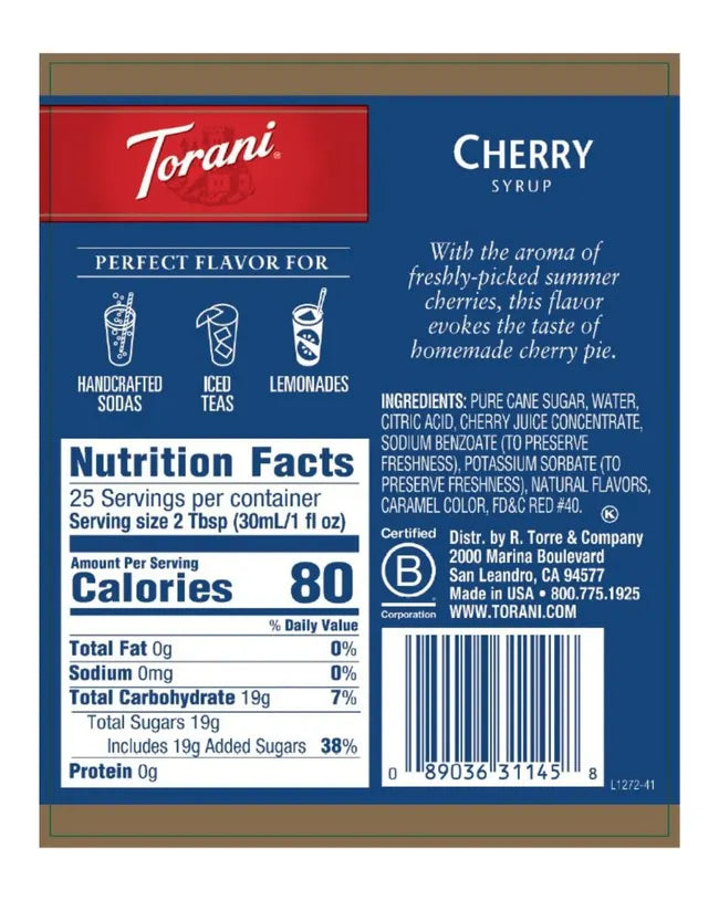 Torani | Cherry 750ml