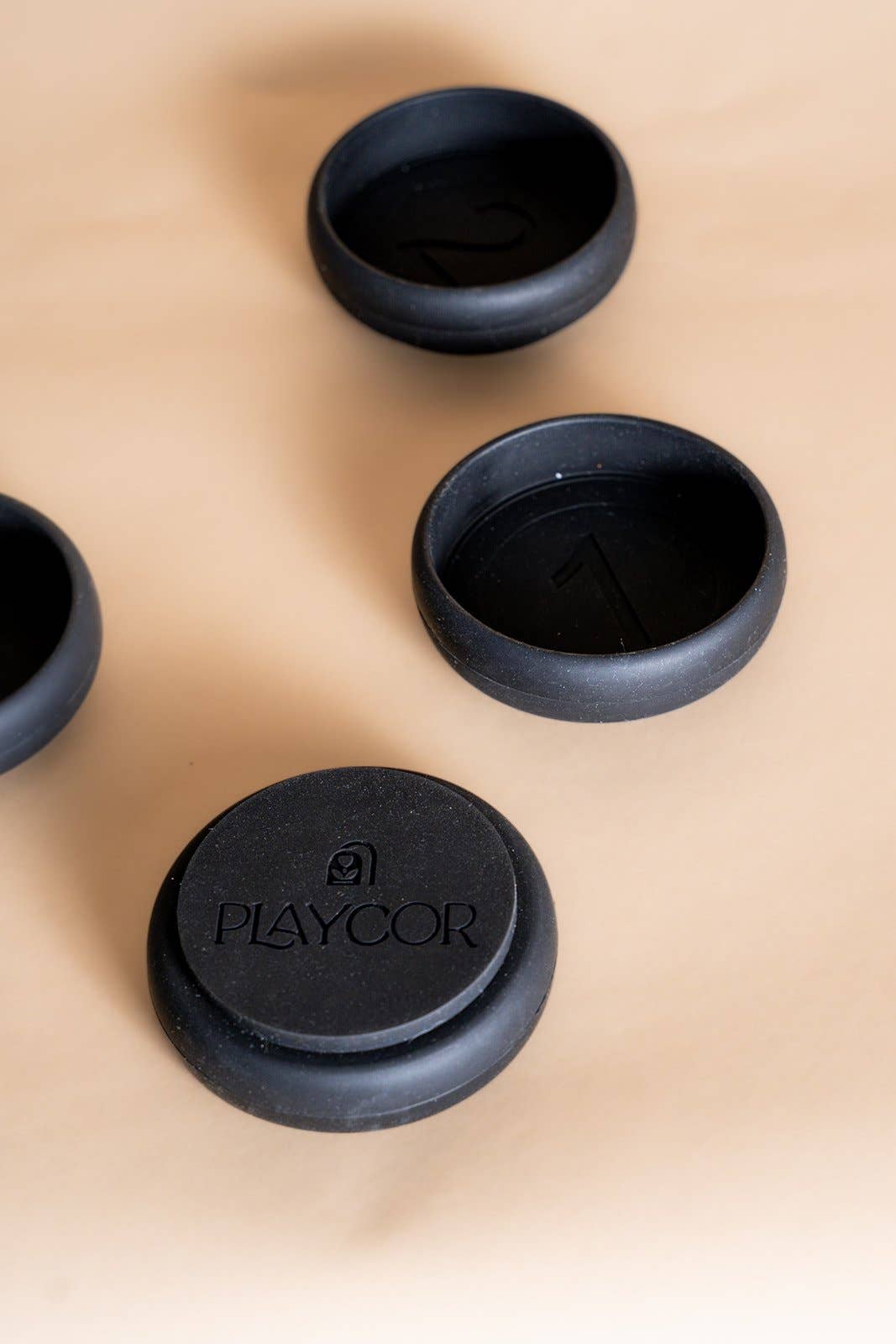 STACK & LEARN COASTERS: Soft Black