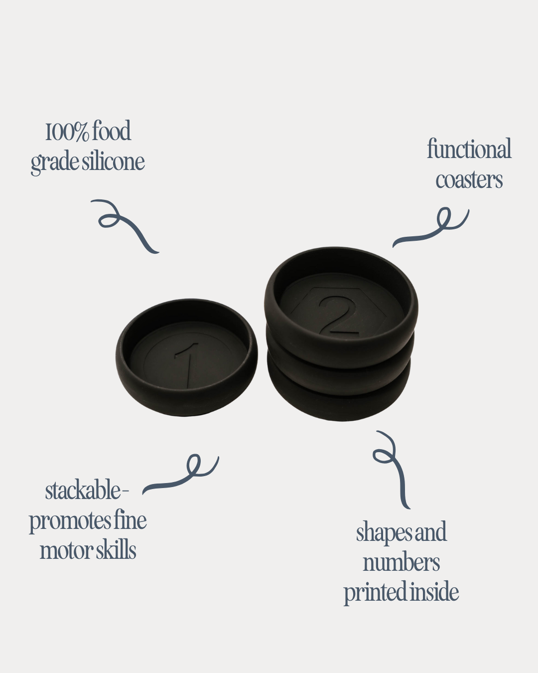 STACK & LEARN COASTERS: Warm White