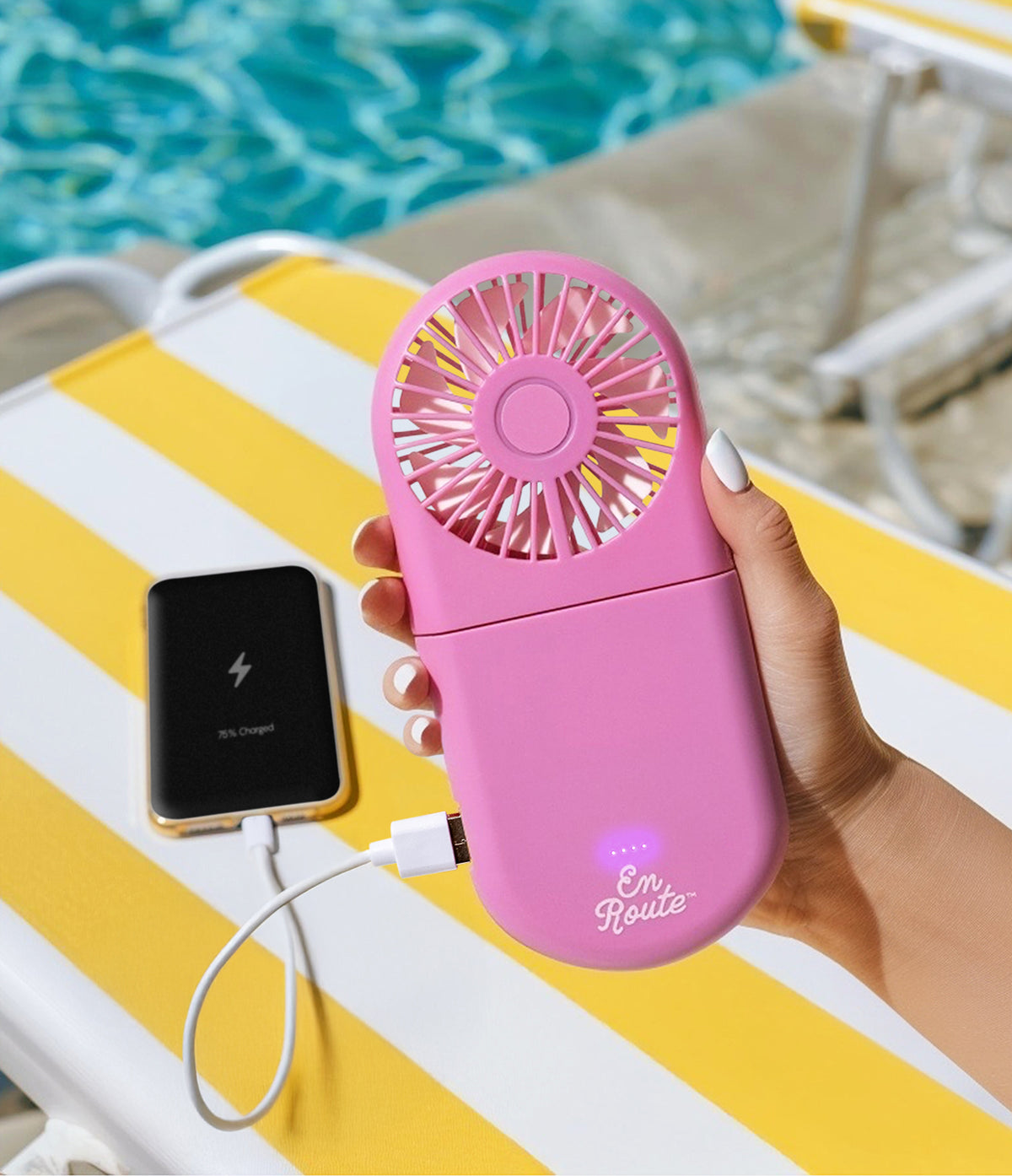 En Route Breeze Bank 2 in 1 Powerbank Fan