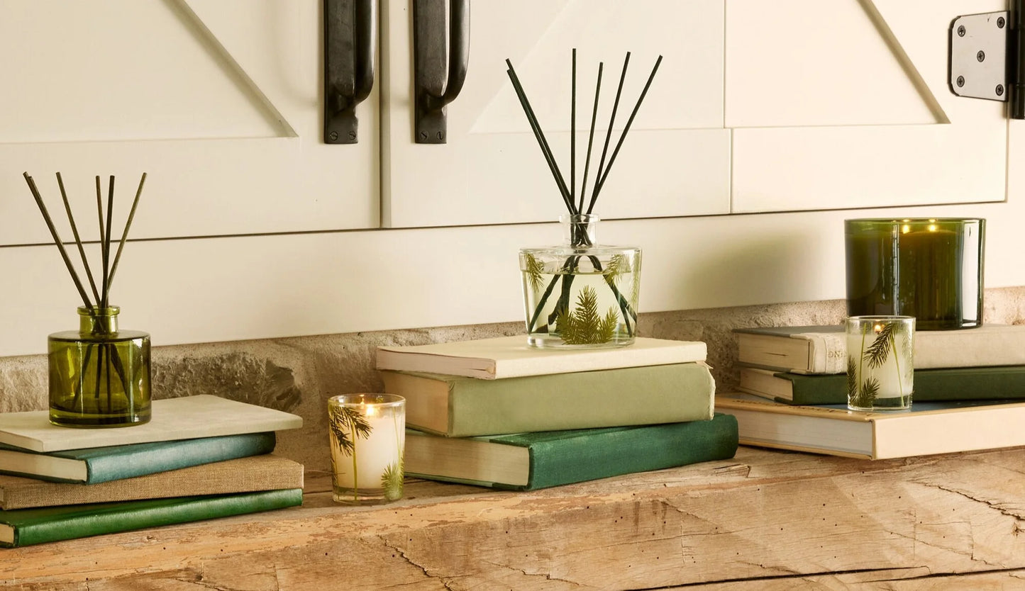 Frasier Fir Reed Diffuser, Pine Needle Design