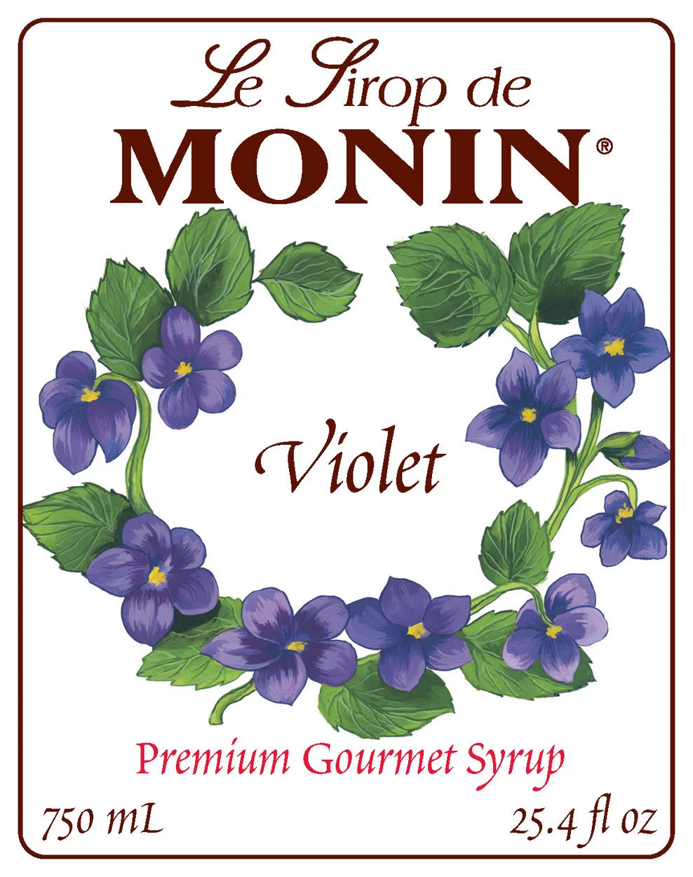 Monin Voilet 750ml