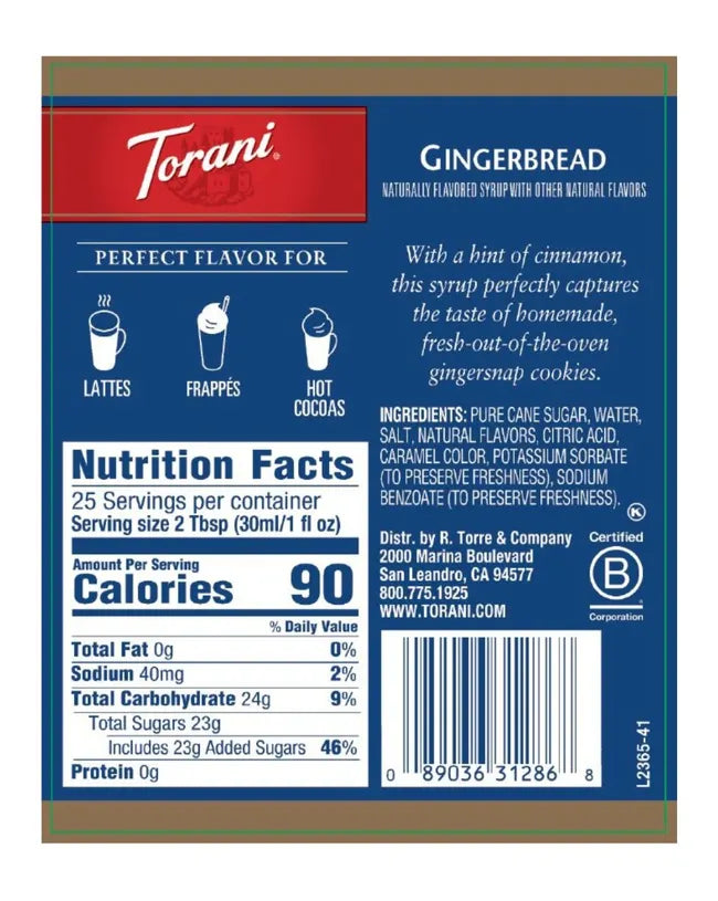 Torani | Gingerbread 750ml
