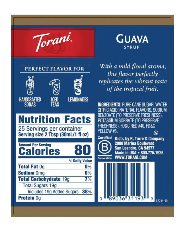 Torani | Guava 750ml