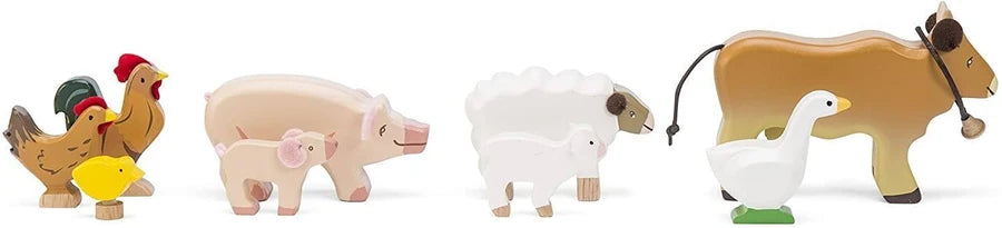 Wooden Sunny Farm Animals