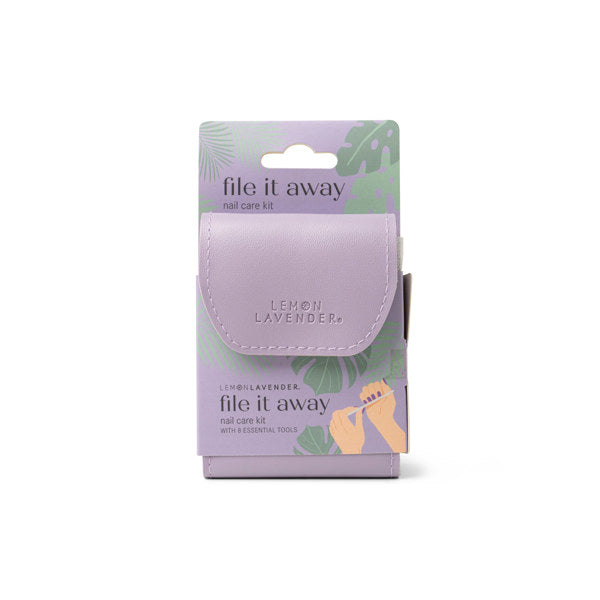 Lemon Lavender | File It Away Nail Care Kit