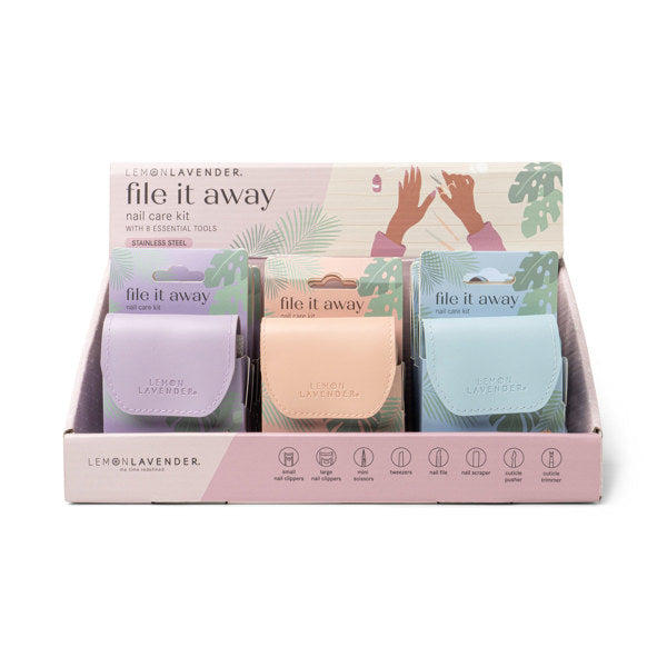 Lemon Lavender | File It Away Nail Care Kit