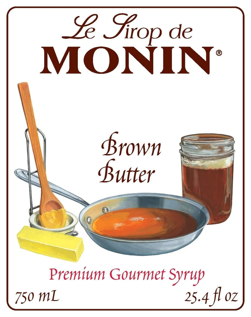 Monin Brown Butter 750ml