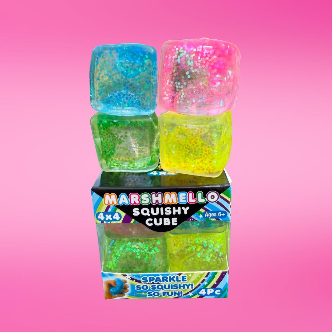 Marshmello 4x4 Mini Cube Glitter