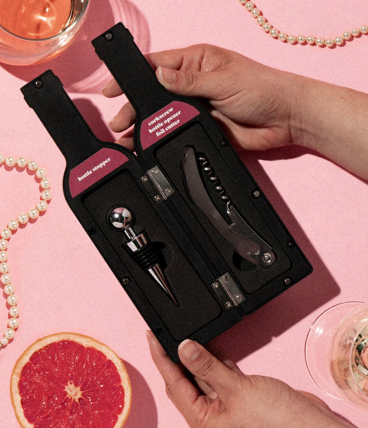 Modern Monkey | Bottle Service Wine Accessories Set