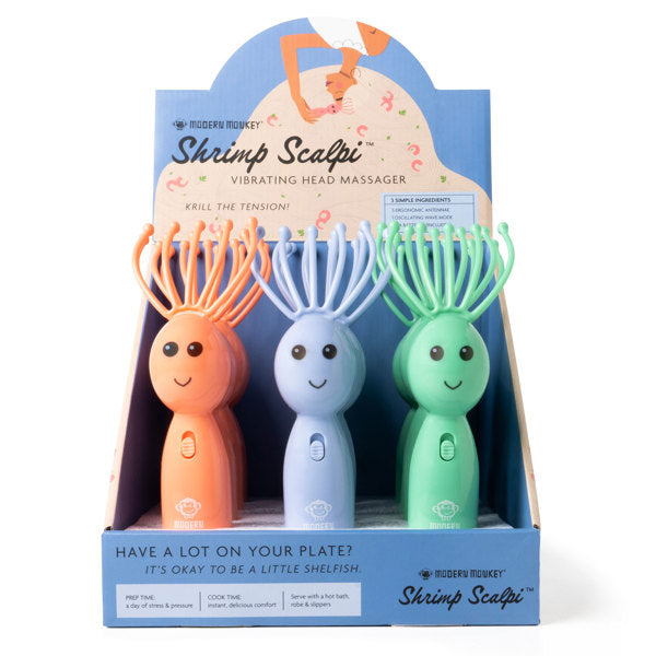Modern Monkey | Shrimp Scalpi Head Massager