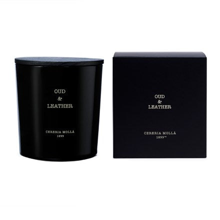 Oud & Leather - 21oz Candle