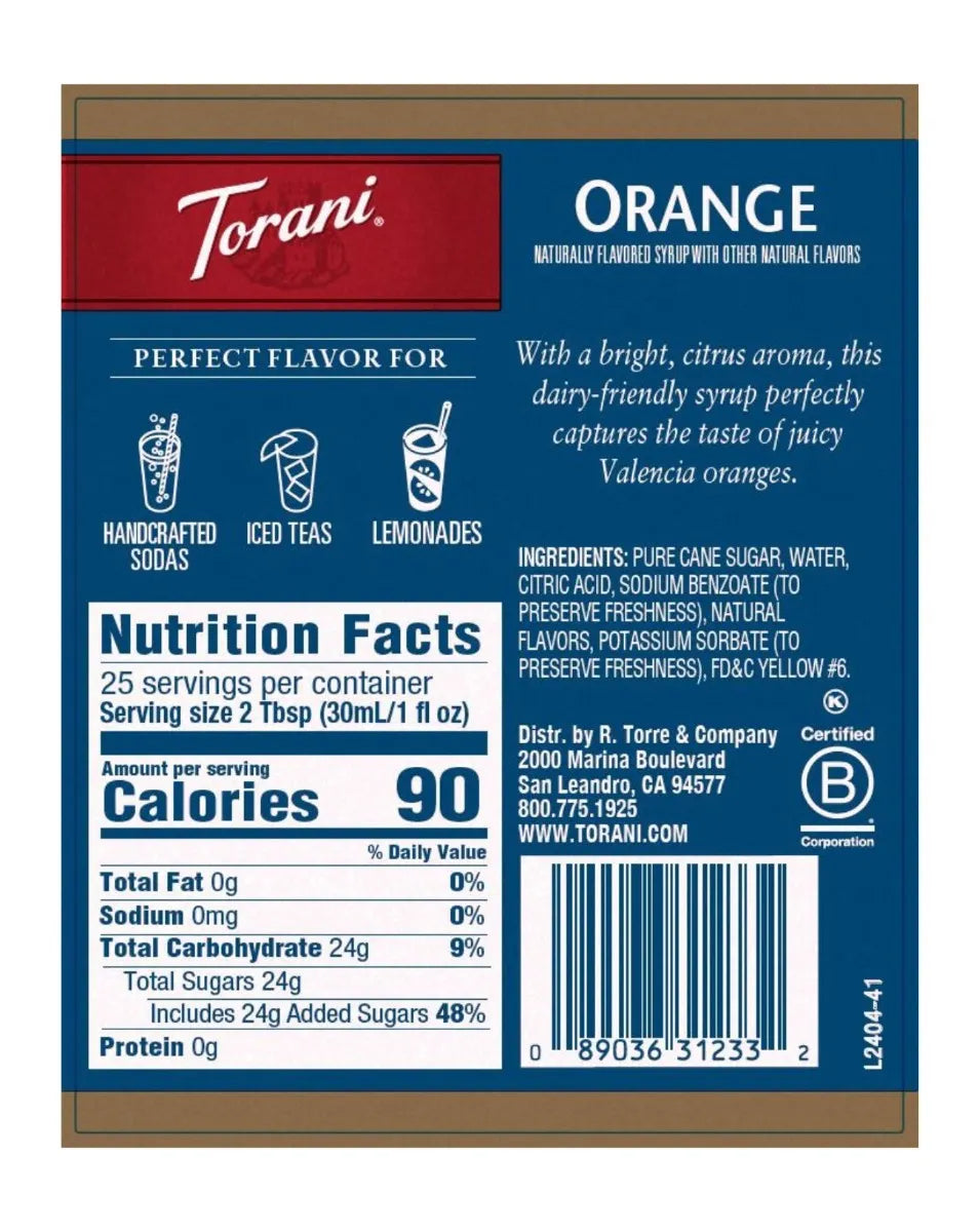 Torani | Orange 750ml