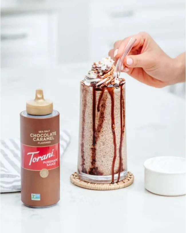Torani | Puremade Sauce | Sea Salt Chocolate Caramel