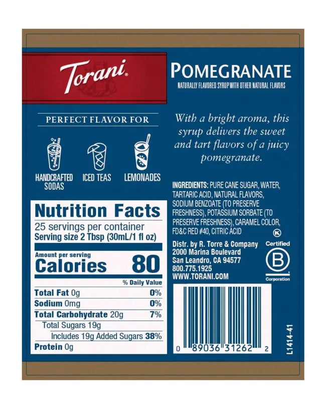Torani | Pomegranate 750ml