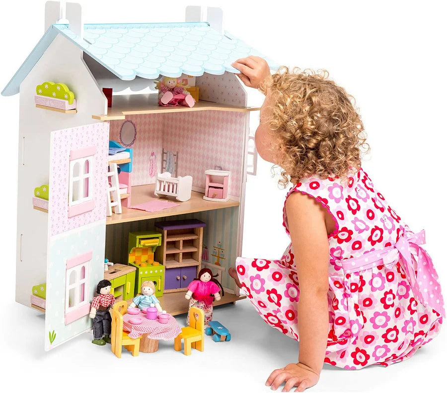 Daisylane Blue Bird Cottage Dollhouse