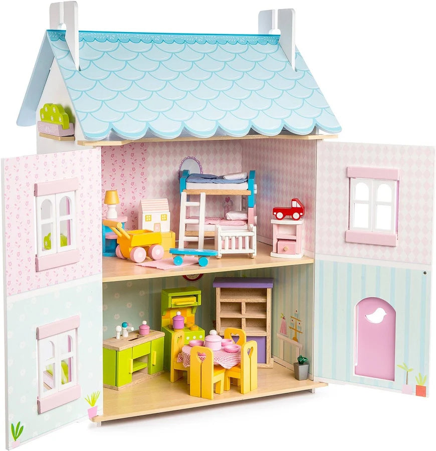 Daisylane Blue Bird Cottage Dollhouse