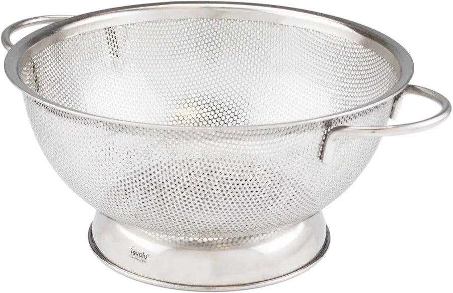 Stainless Steel Perforated Colander | Large