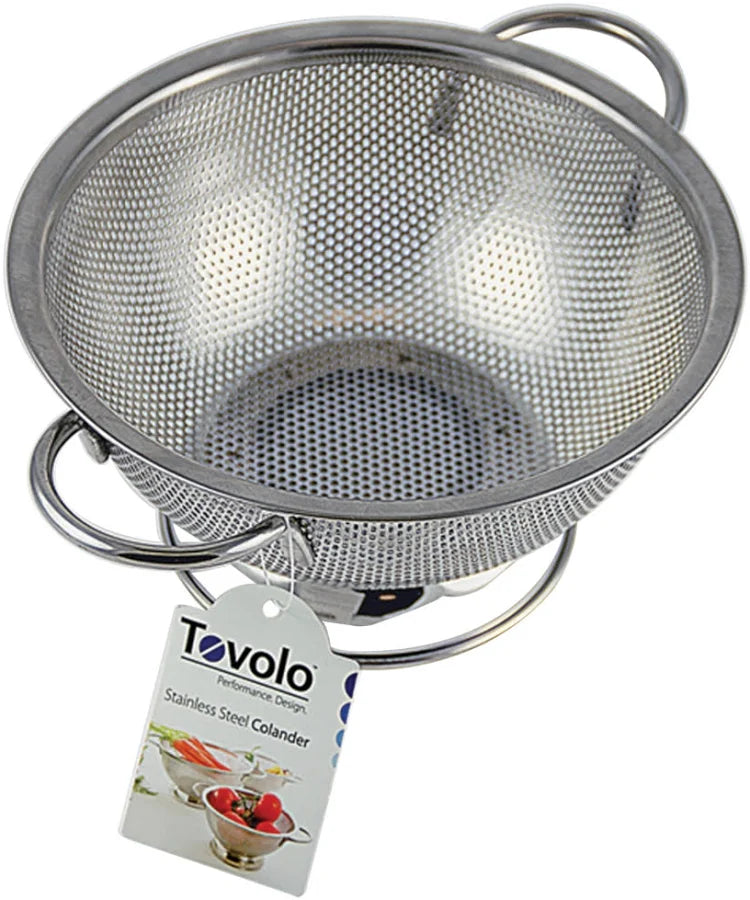 Stainless Steel Perforated Colander | Large