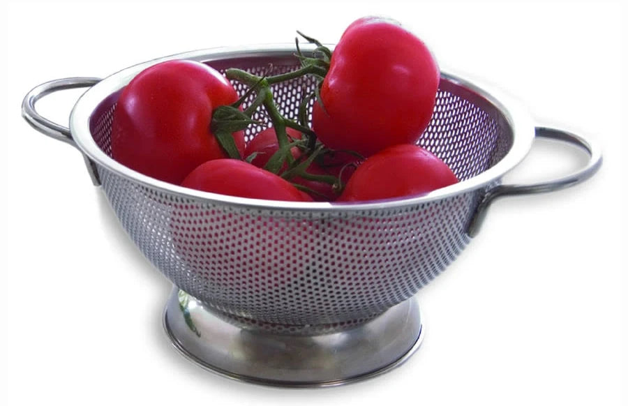 Stainless Steel Perforated Colander | Large