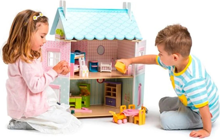 Daisylane Blue Bird Cottage Dollhouse