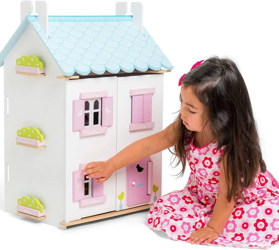 Daisylane Blue Bird Cottage Dollhouse