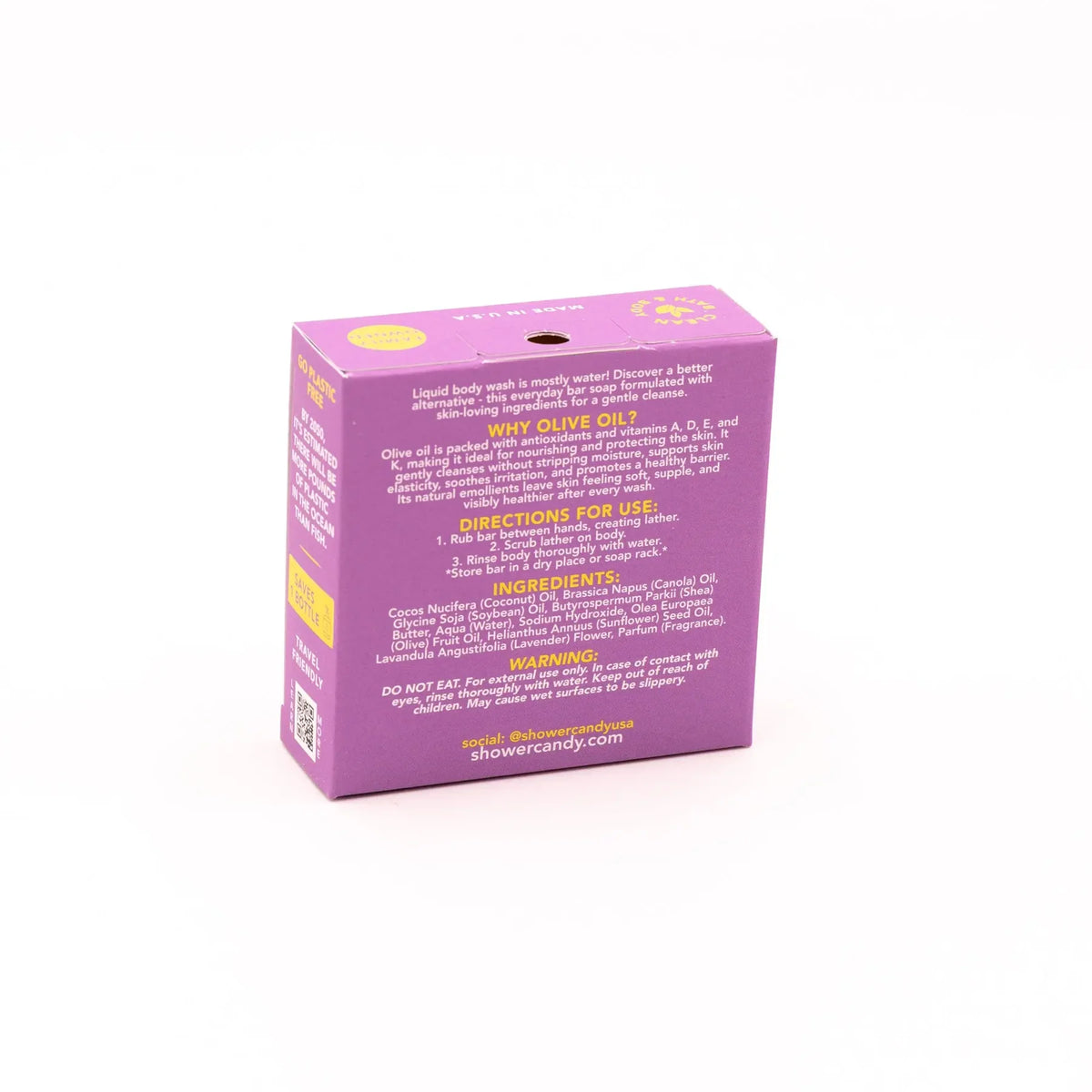 Ylang Ylang Lavender Olive Oil Soap | Shower Candy