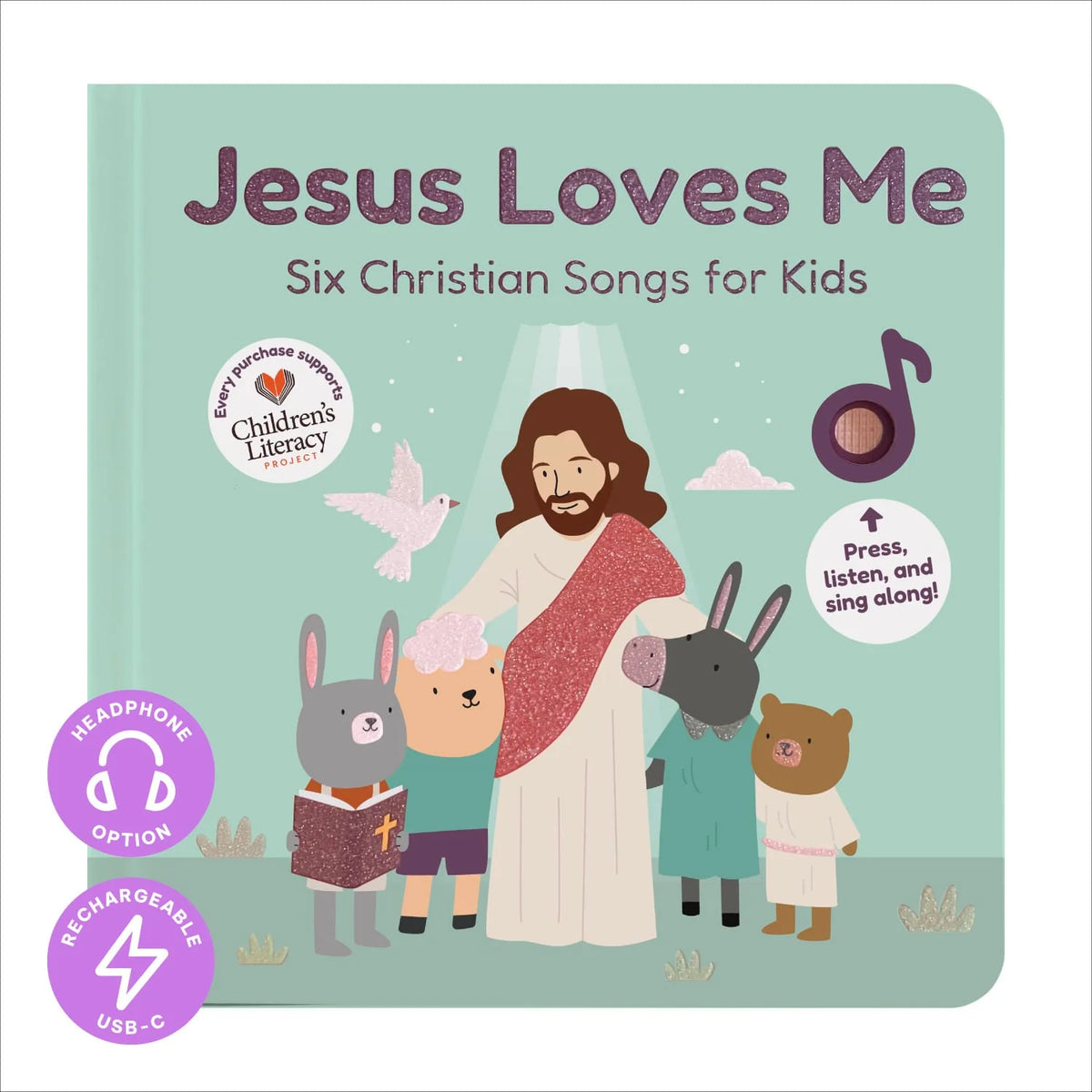 Jesus Loves Me - Rechargeable with Jack  Feature