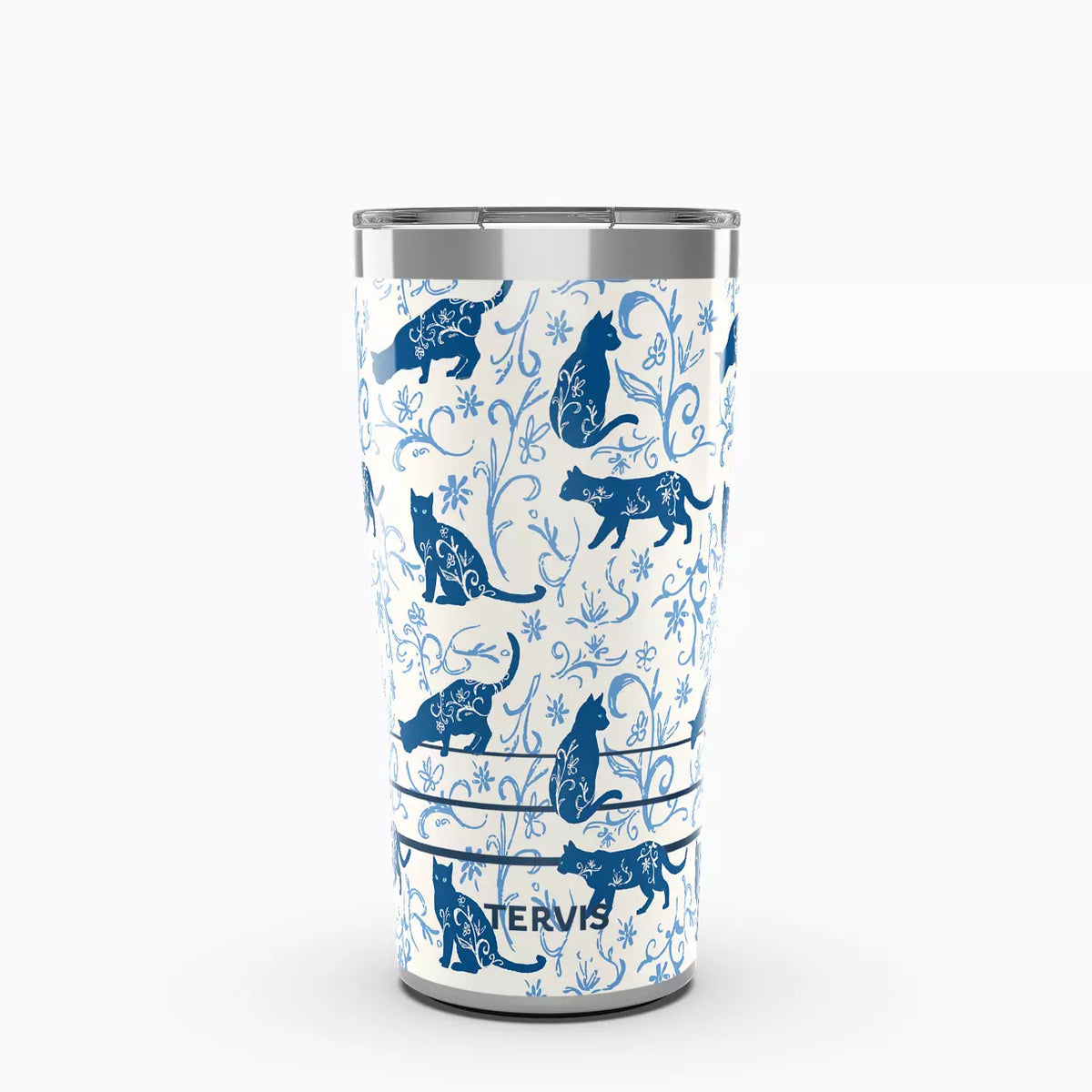 Delft Cats 20oz Stainless w/lid