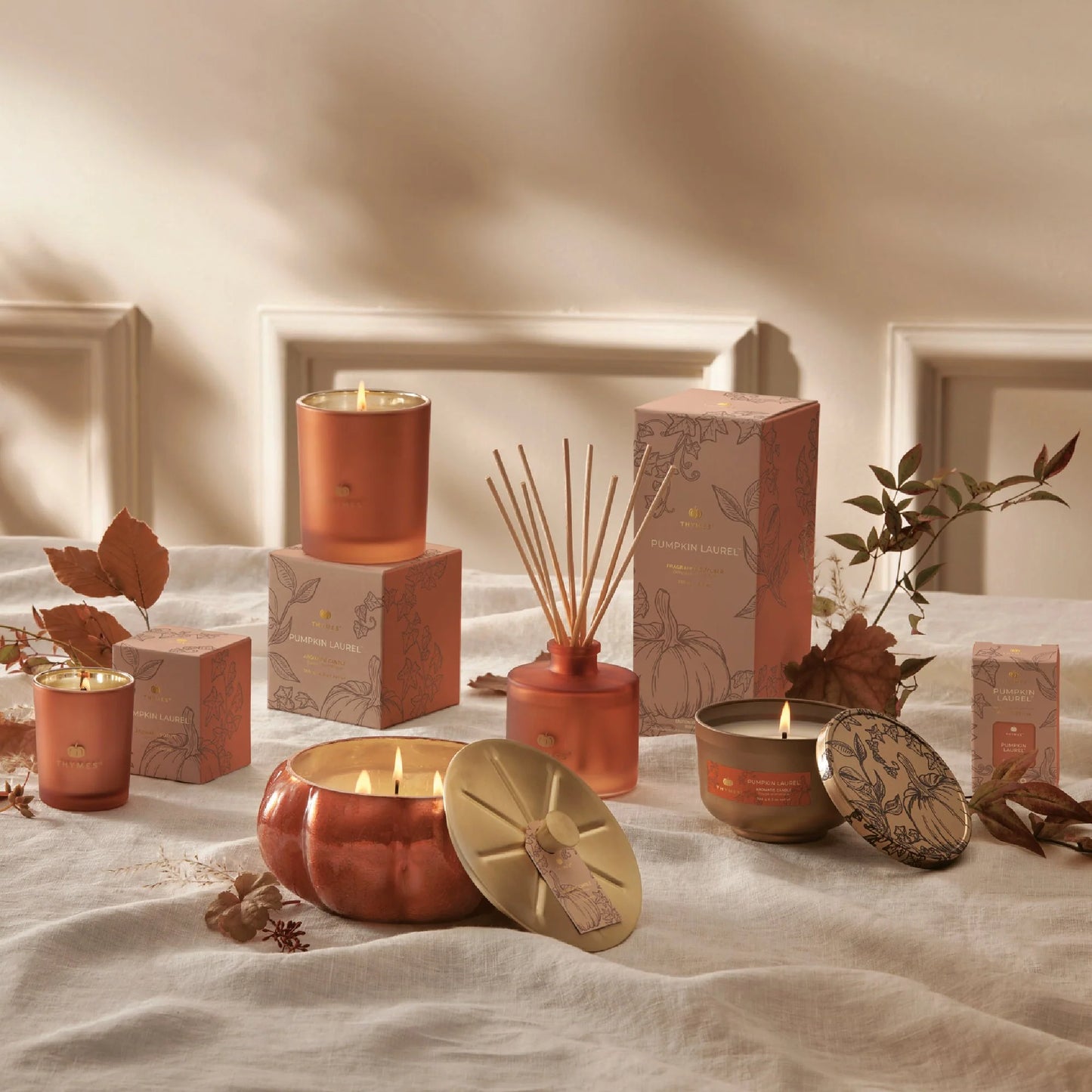 Pumpkin Laurel 6.5oz Boxed Candle
