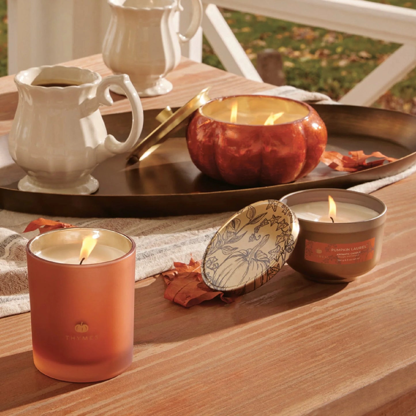 Pumpkin Laurel Statement Large Candle 15oz