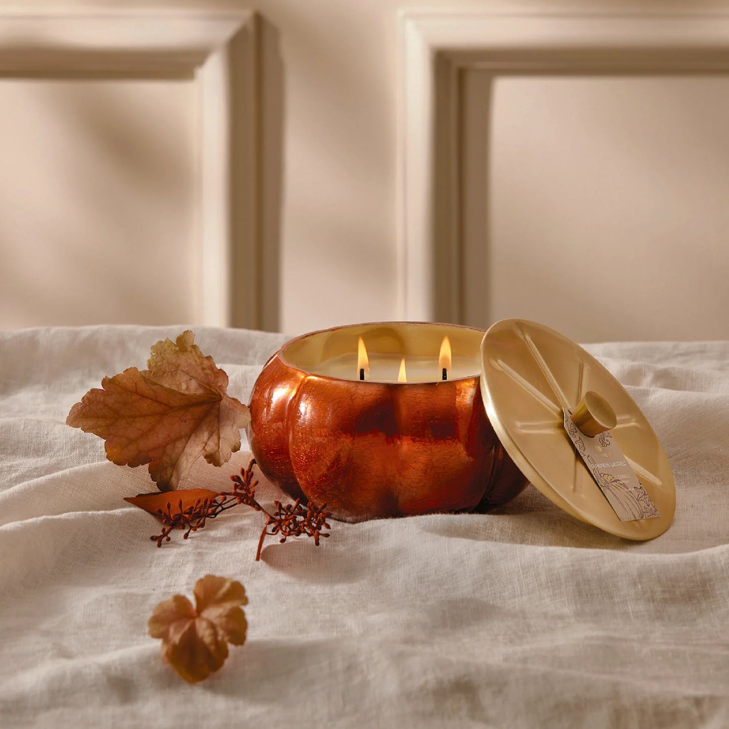 Pumpkin Laurel Statement Large Candle 15oz