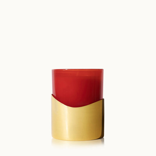 Simmered Cider Poured Candle with Gold Sleeve