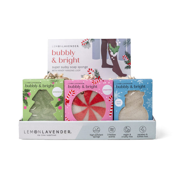 Lemon Lavender | Bubbly and Bright Super Sudsy Soap Sponge